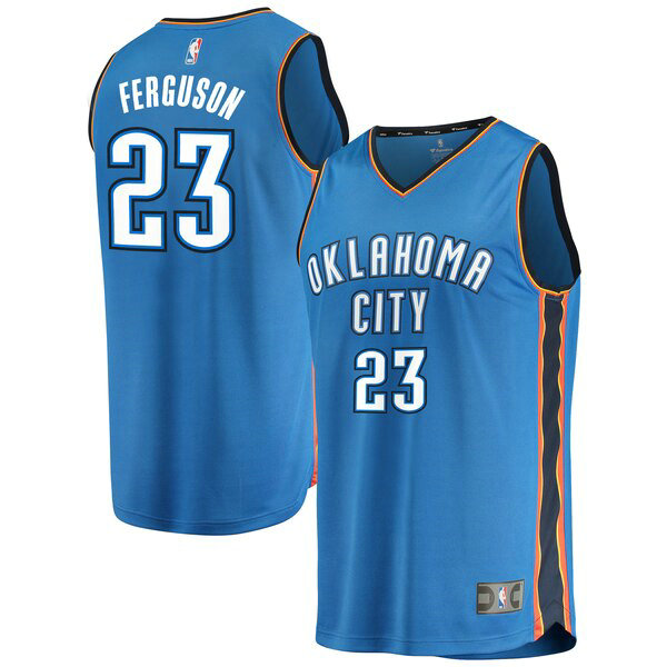 Maillot nba Oklahoma City Thunder Icon Edition Homme Terrance Ferguson 23 Bleu